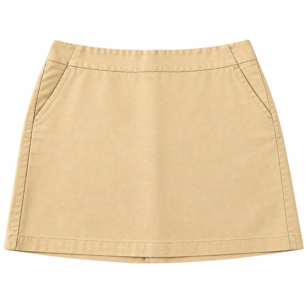 NWT Ann Taylor Khaki A-Line Skirt Size 10 Beige Tan Mini Skirt